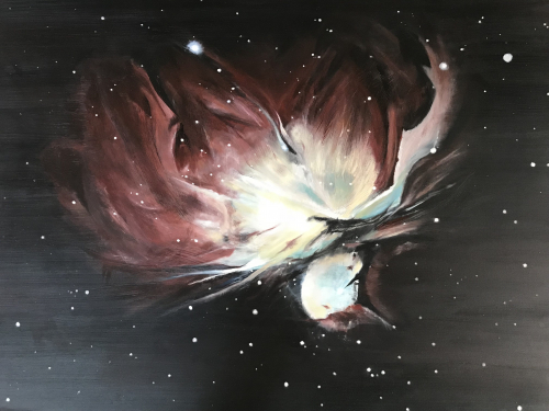 Nebula: 48" x 36" Oil on Canvas
